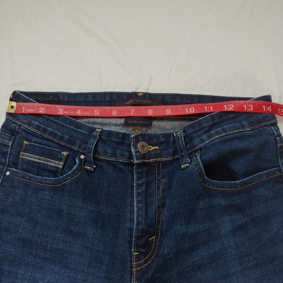 Levi's 9" Midrise Skinny Jeans SZ 10M - Picture 10 of 13